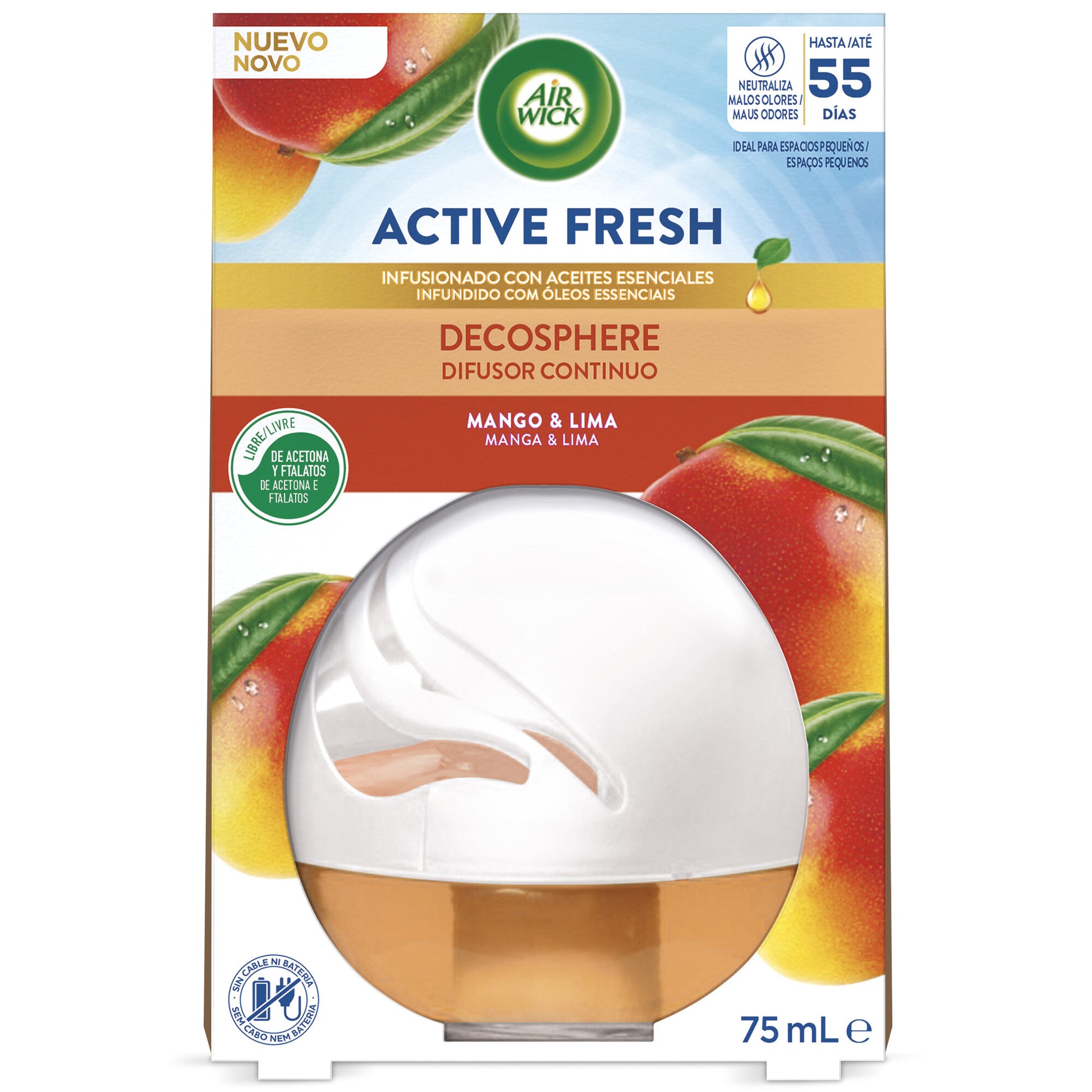 Ambientador decosphere mango & lima Air wick 75ml