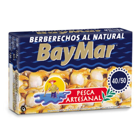 Berberecho natural artesano 40/50 Baymar 63g escurr La Despensa