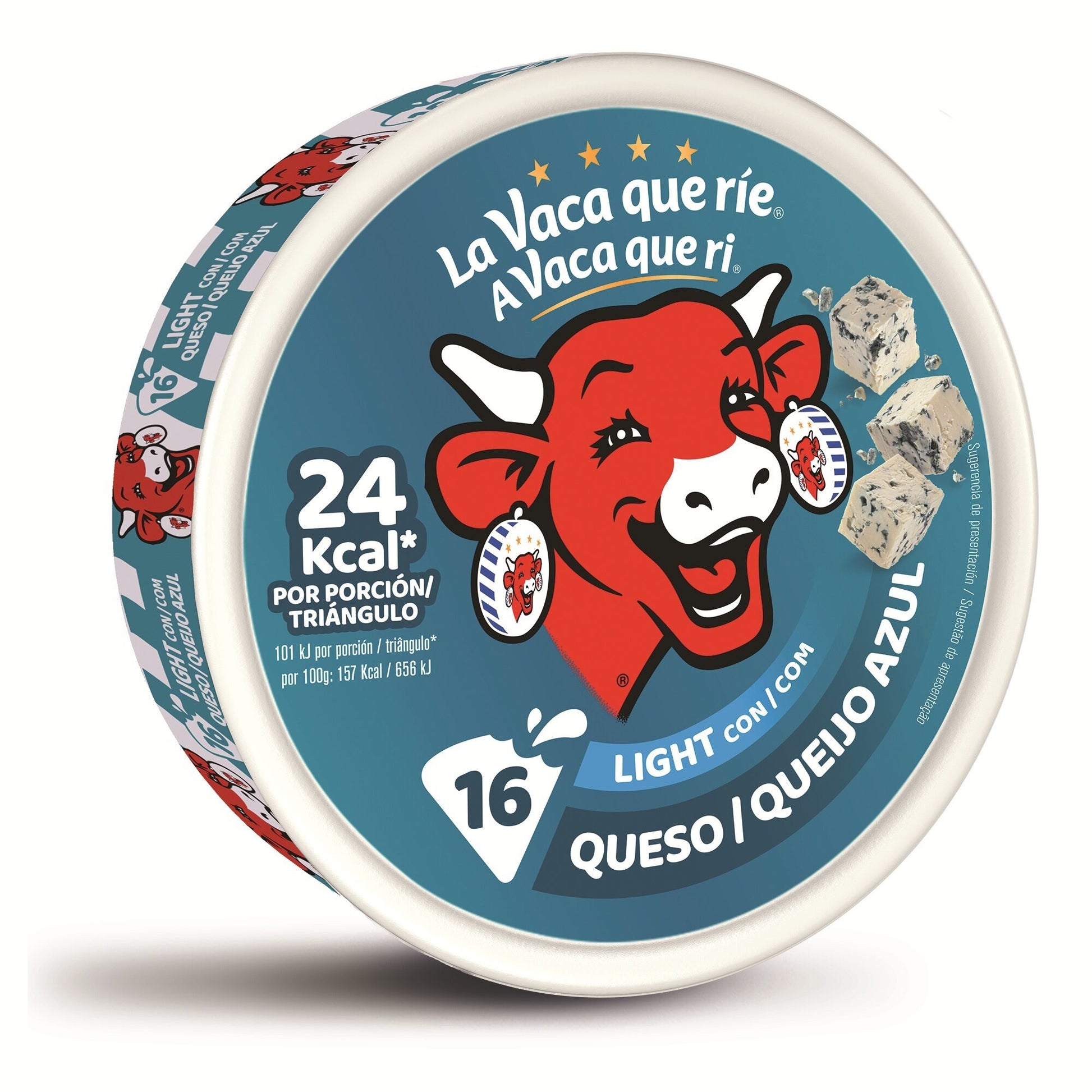 Queso azul Porcion La vaca que rie 250g