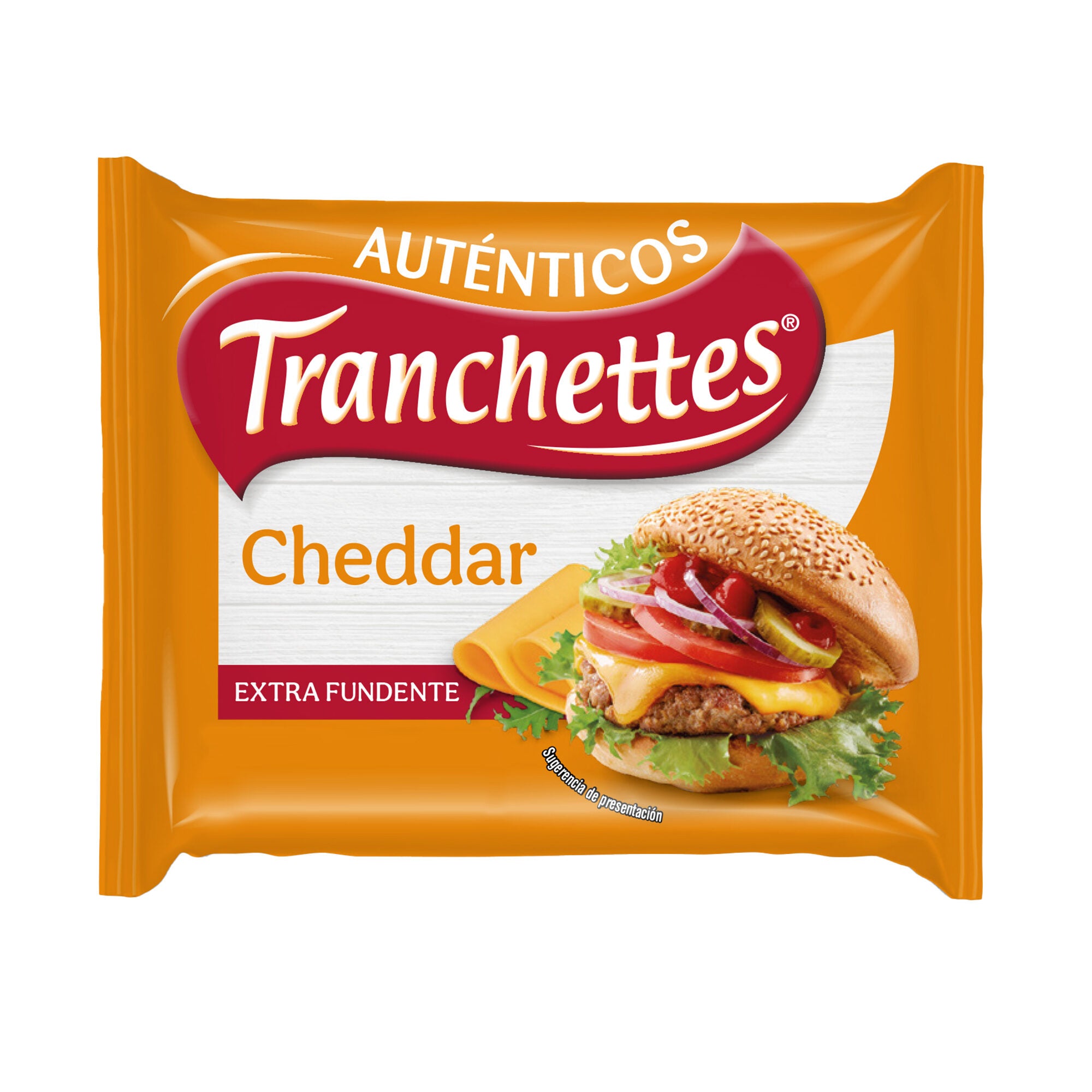 Queso fundido cheddar lonchas Tranchettes 8u 150g