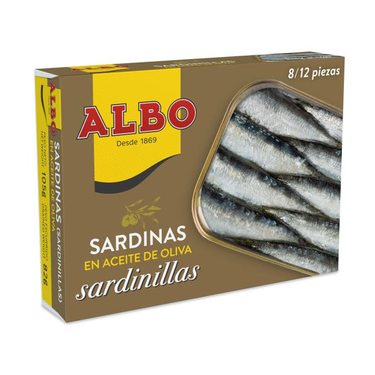Sardinilla aceite oliva lata Albo 82g escurr La Despensa