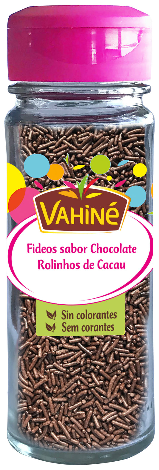 Decoración postres fideos cacao Vahiné 65g La Despensa
