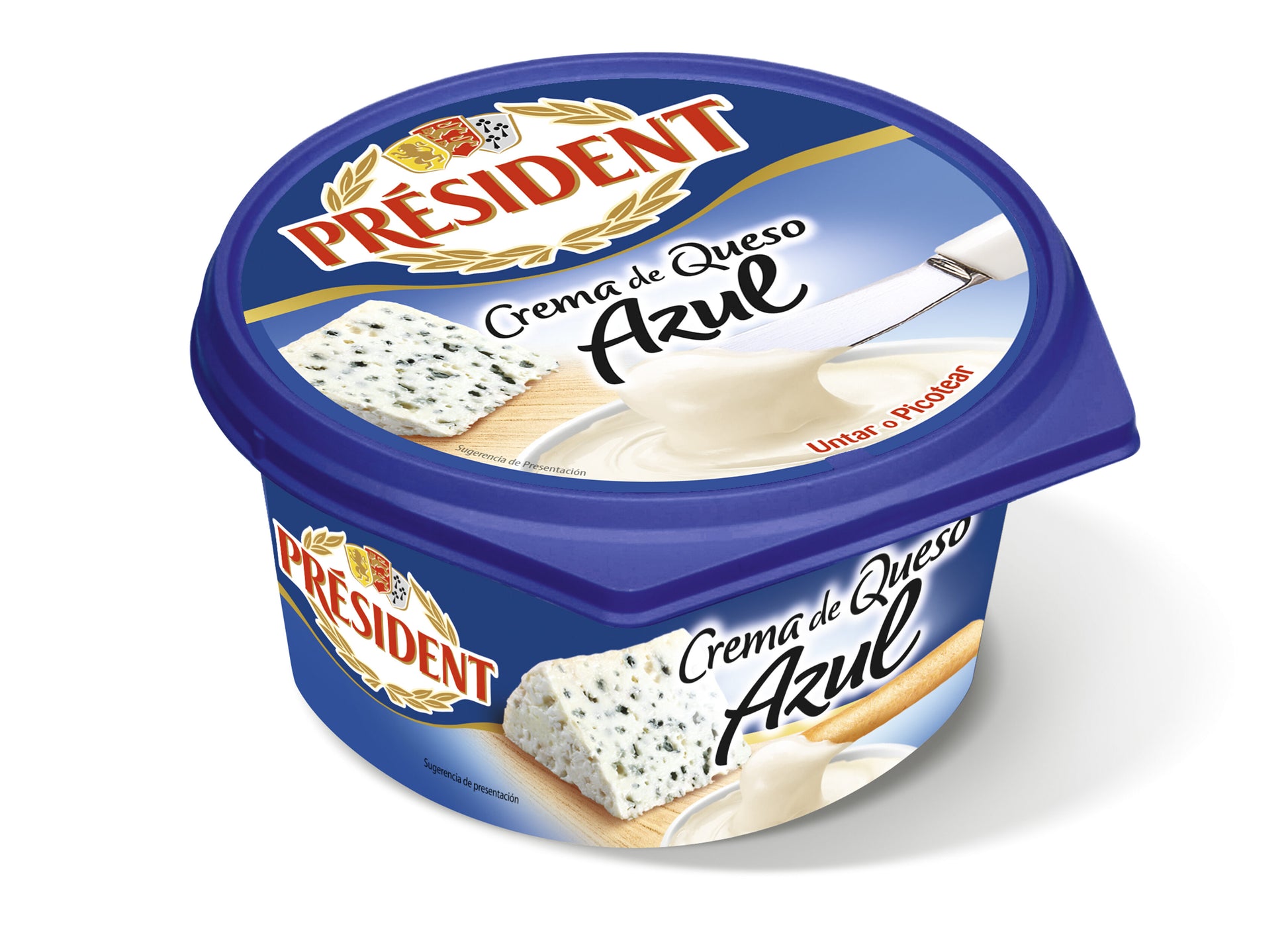 Crema de queso azul Président 125g