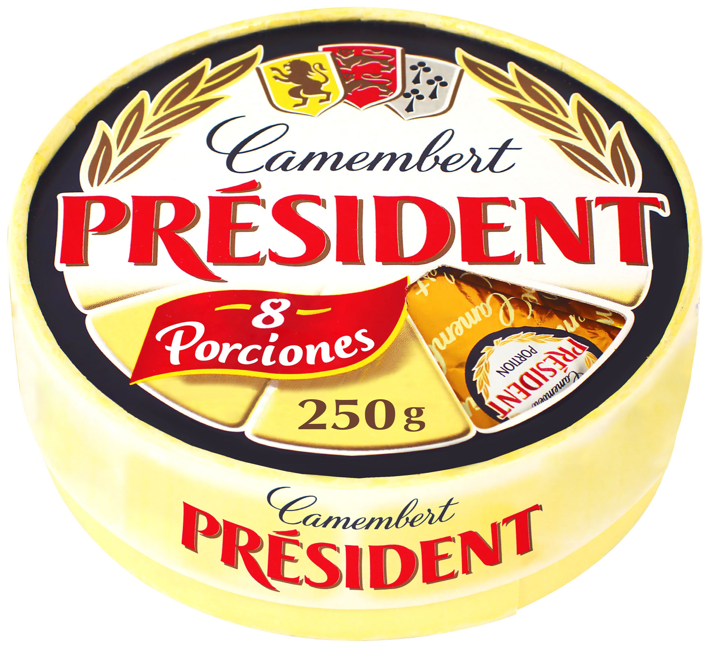 Queso camenbert porción Président p8 250g
