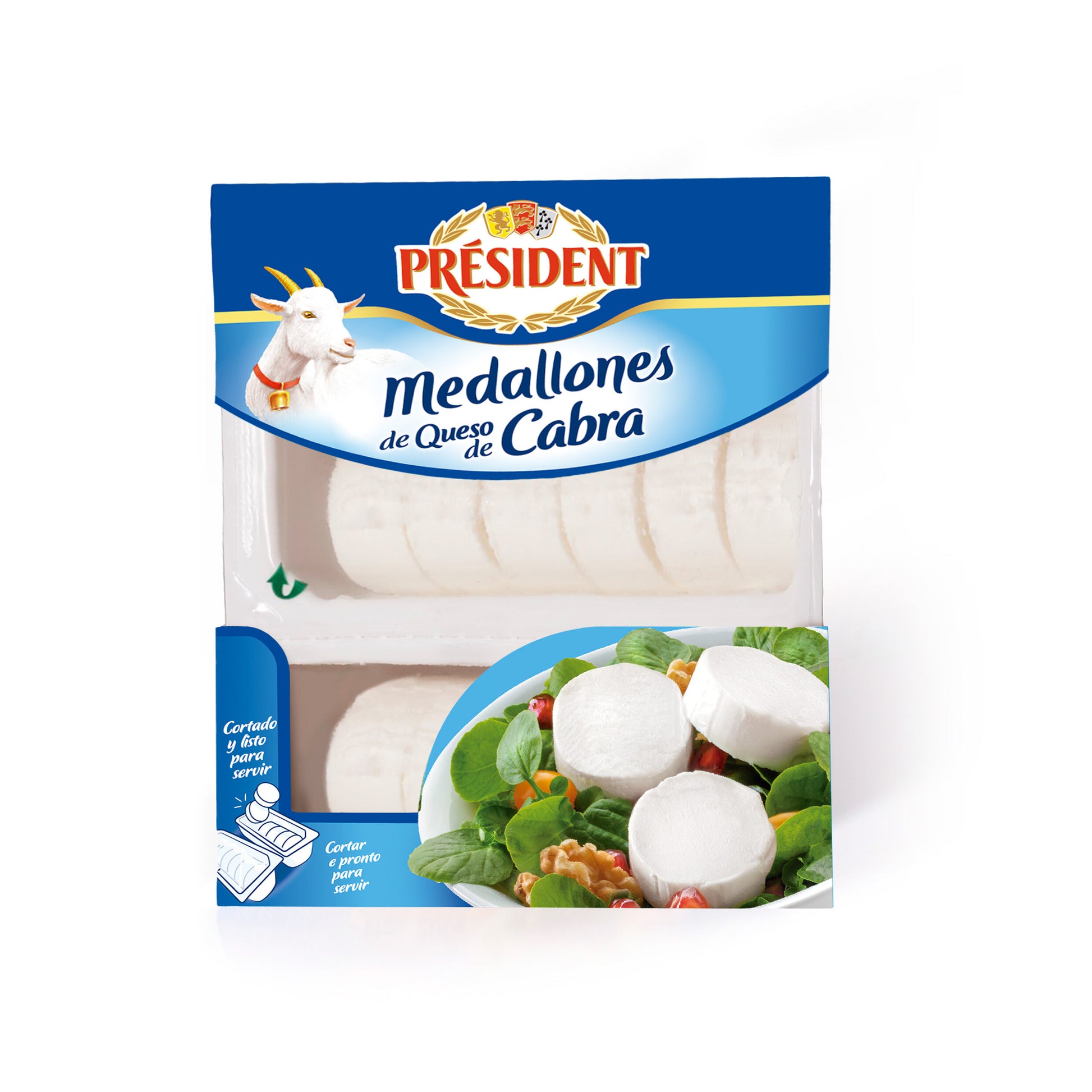 Queso cabra medallón Président 200g