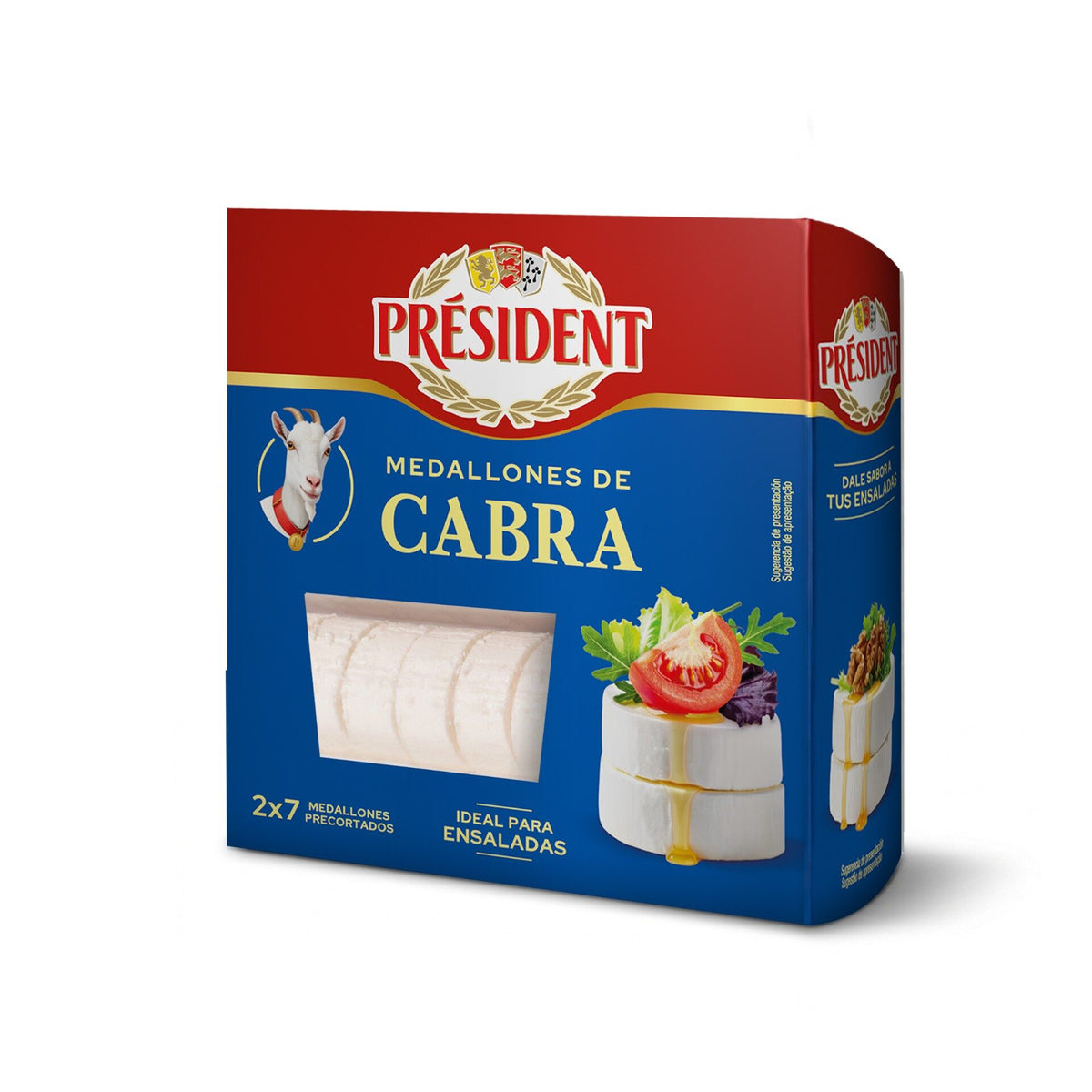 Queso cabra medallón Président 200g