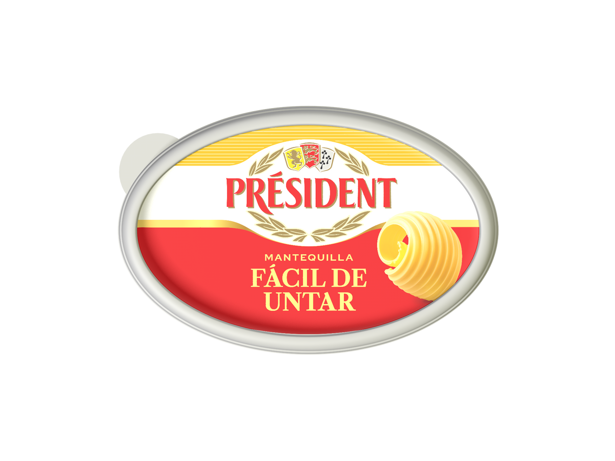 Mantequilla fácil de untar President 125g