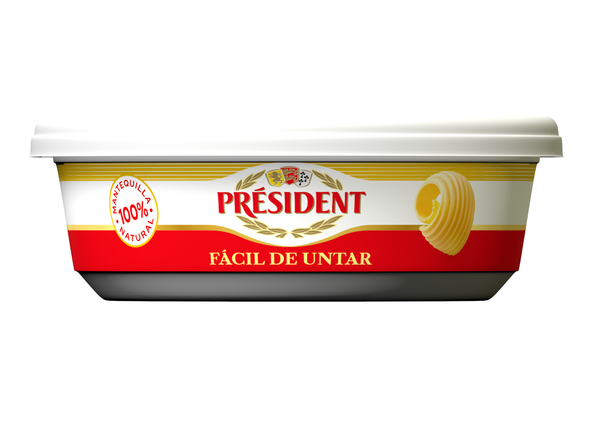 Mantequilla fácil de untar President 125g