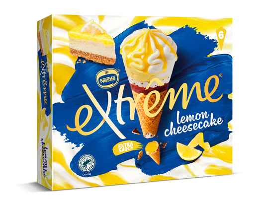 Cono helado lemon cheesecake Extreme p6x110ml La Despensa