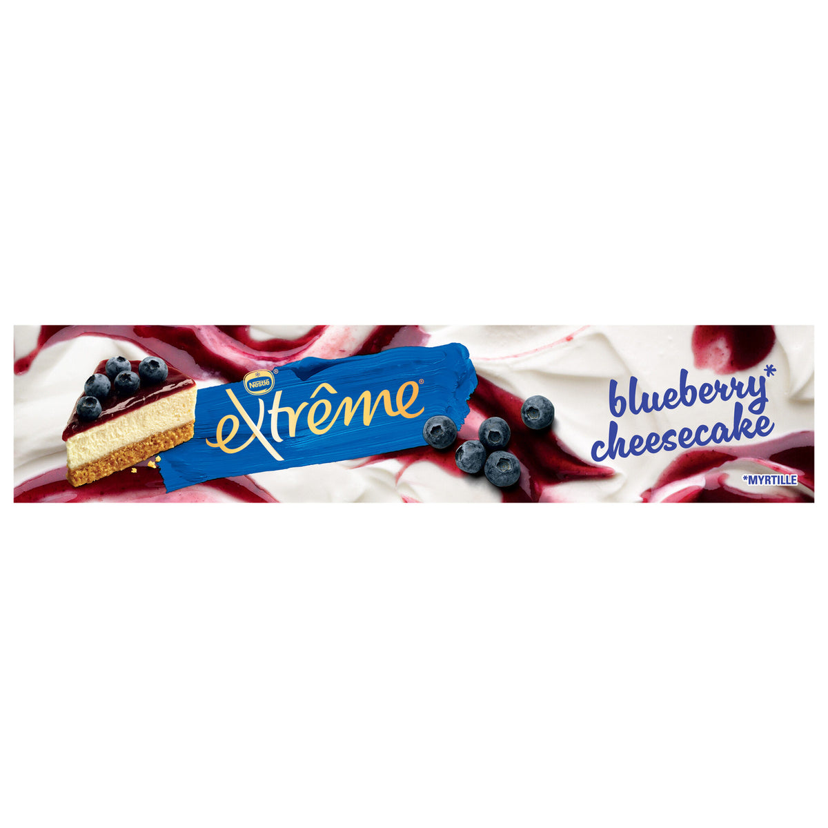 Cono blueberry cheesecake Extreme p6 120ml/u