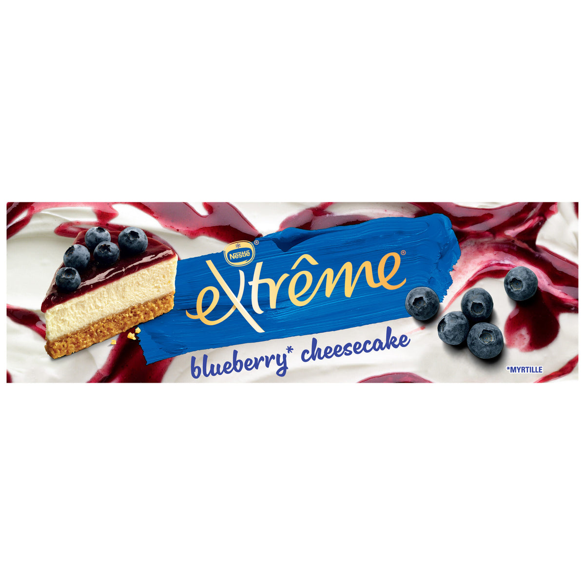 Cono blueberry cheesecake Extreme p6 120ml/u