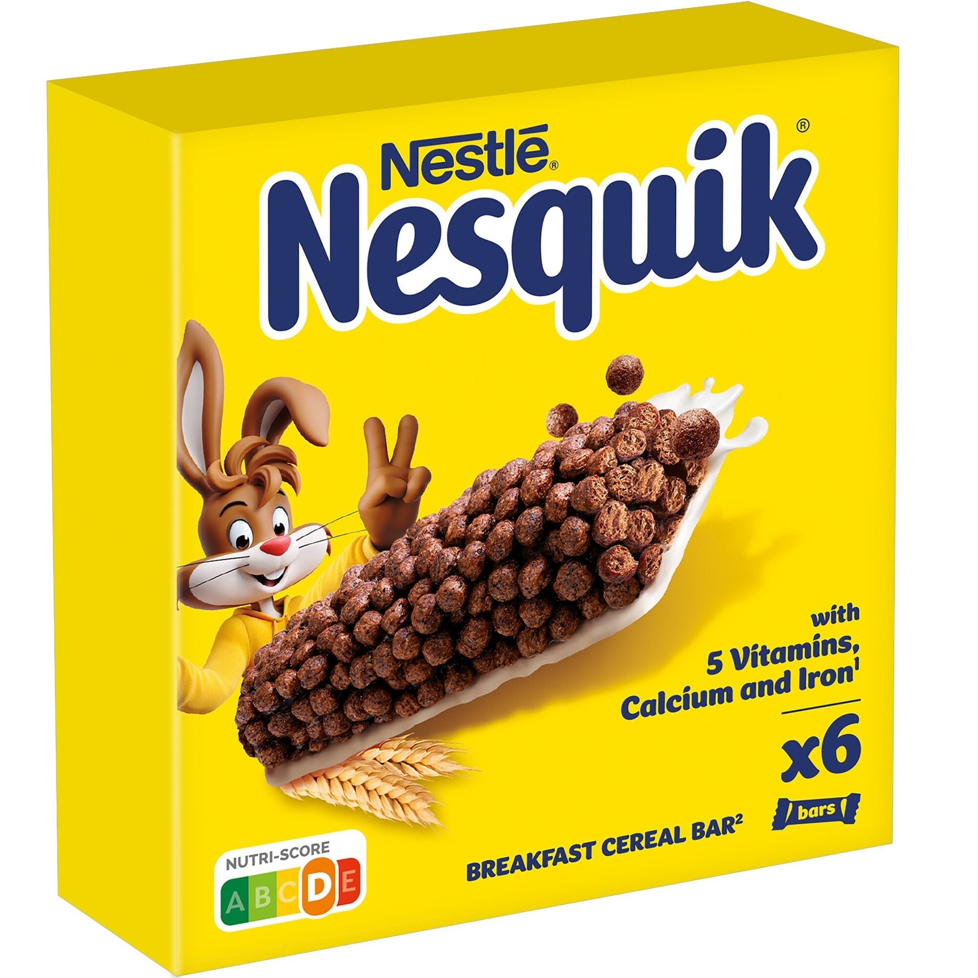Barrita cereales chocolate Nesquik p6 25g/u