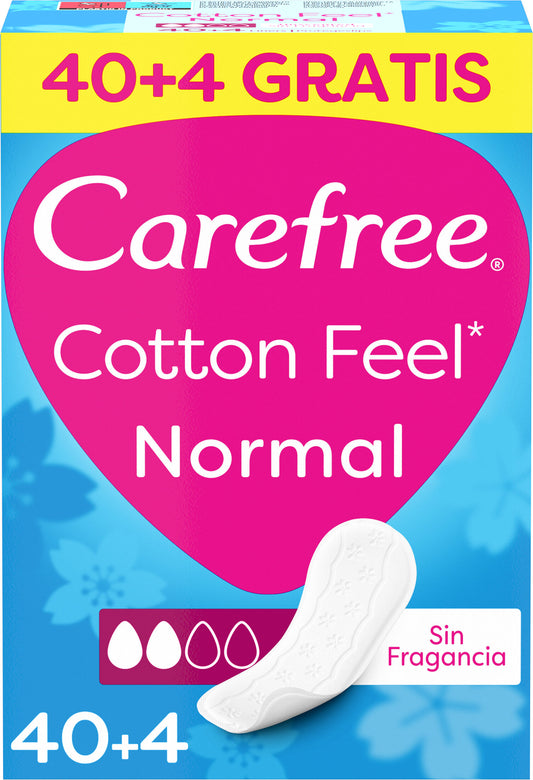 Protegeslip normal cotton Carefree 44u La Despensa