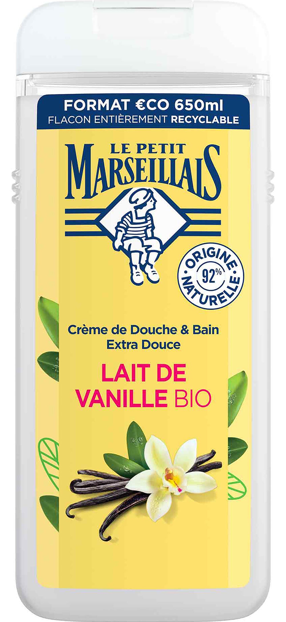 Gel ducha vainilla Le Petit Marsellais 650ml