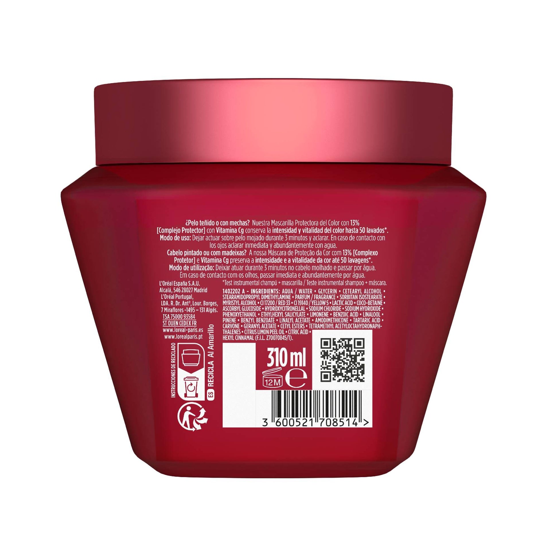 Mascarilla hidratante colorvive Elvive 300ml