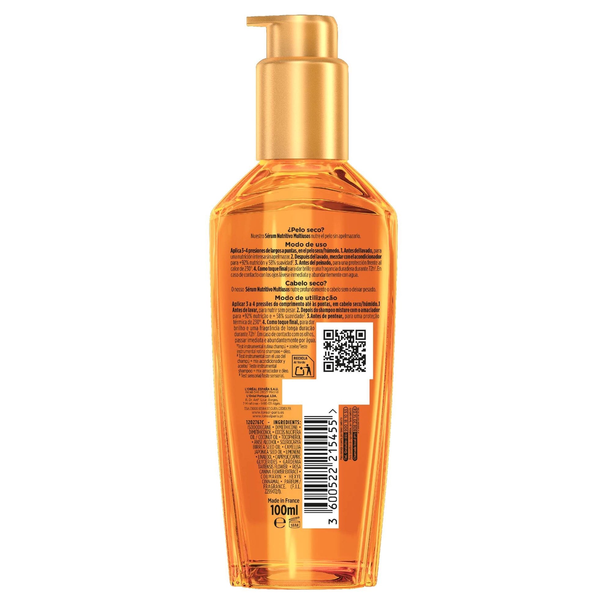 Tratamiento aceite nutritivo Elvive 100ml