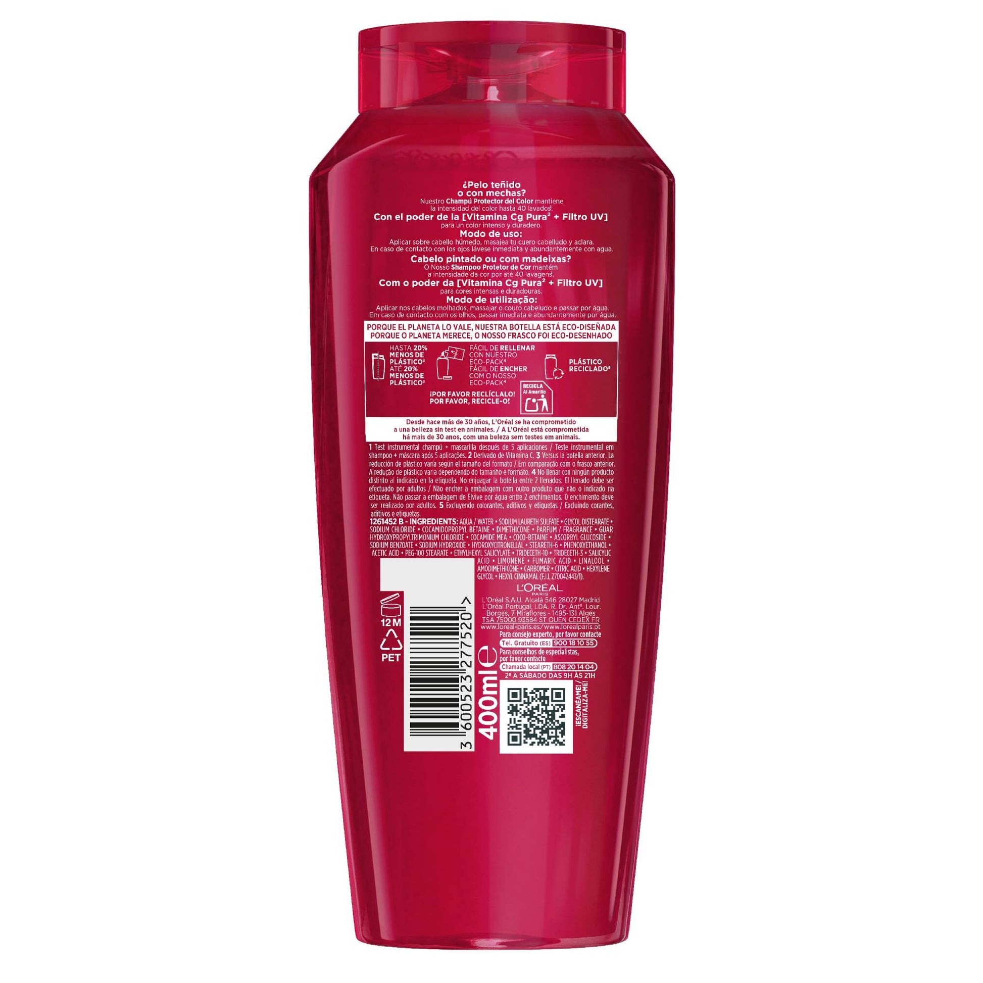 Champú colorvive Elvive 370ml