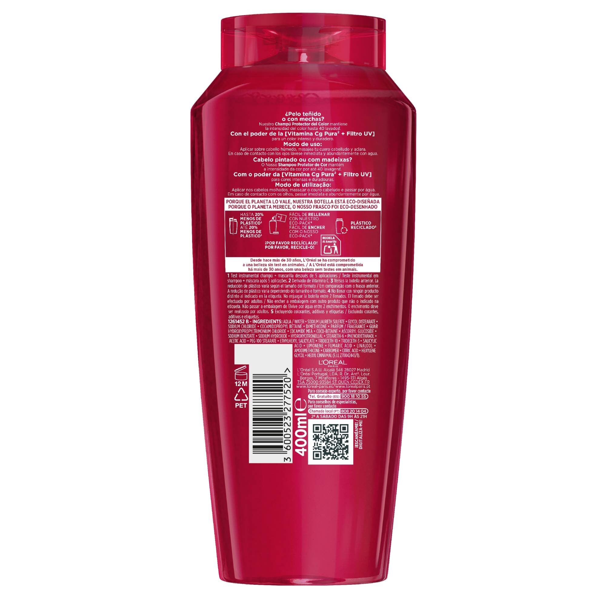Champú colorvive Elvive 370ml