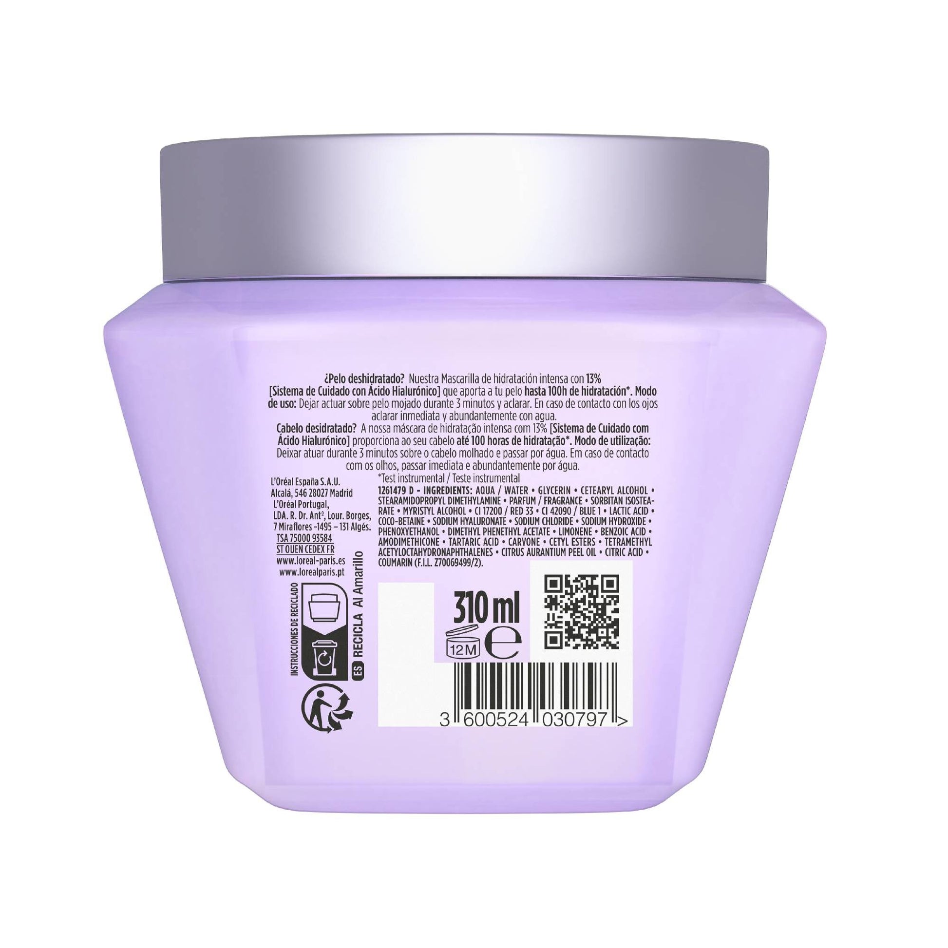 Mascarilla hyaluronic Elvive 300ml