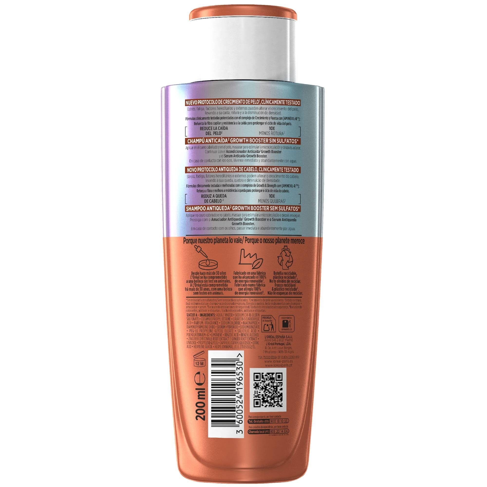 Champú anticaida growth Elvive 200ml
