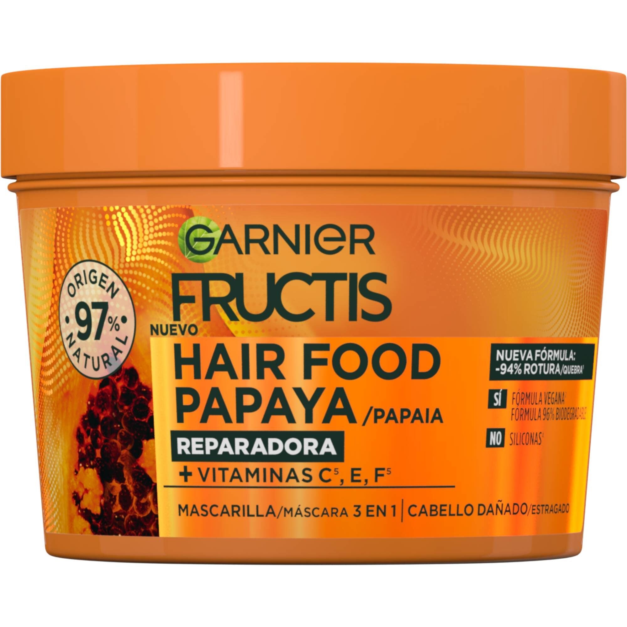 Mascarilla papaya Fructis 390ml
