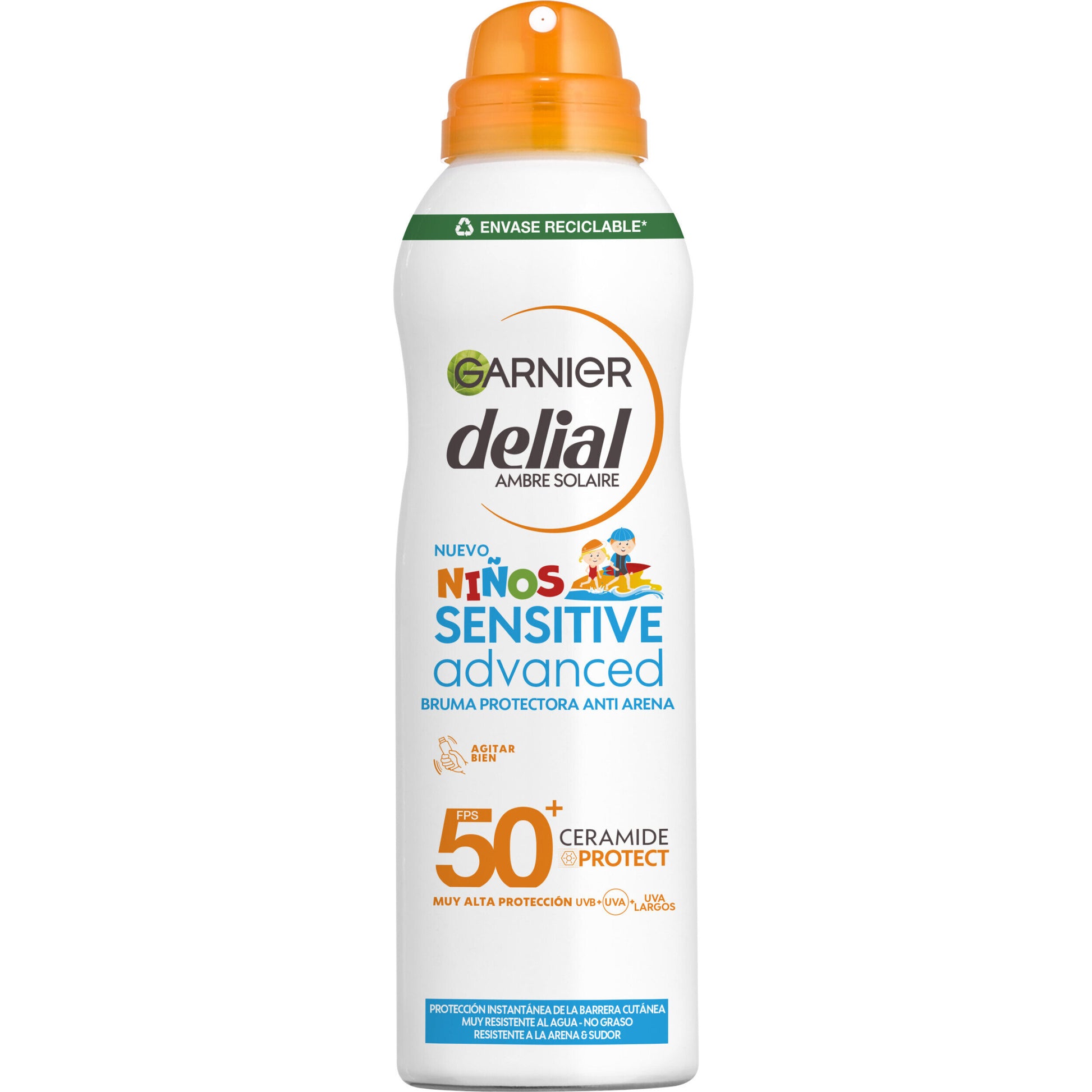 Protector solar niños antiarena ip50 Garnier Delial150ml
