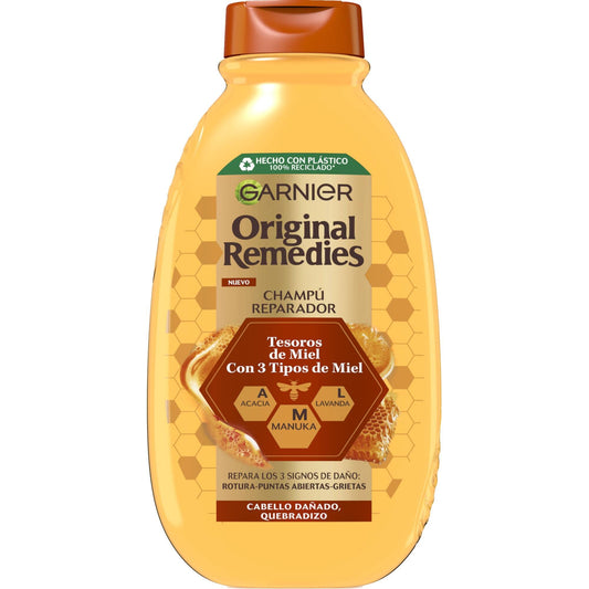CHAMPÚ MIEL ORIGINAL REMEDIES GARNIEL 400ml La Despensa