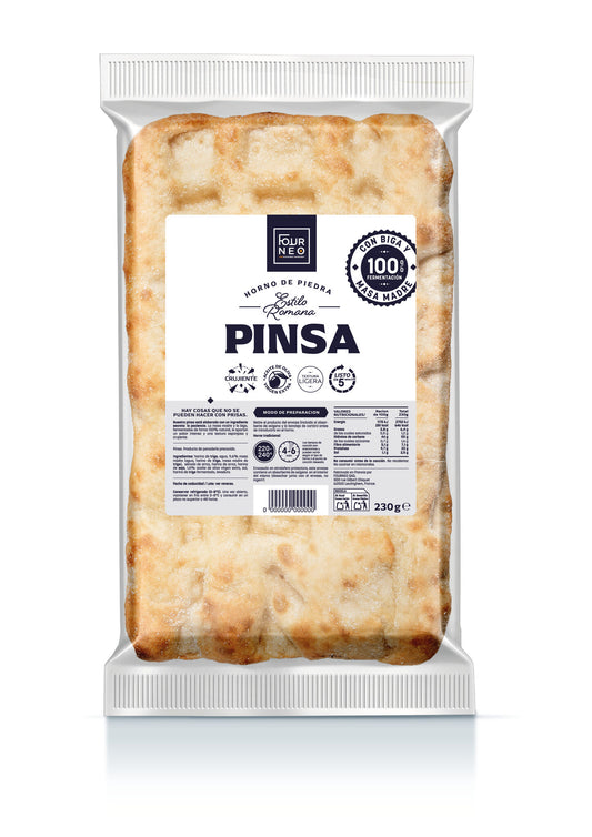 Pinsa romana horno piedra Cerelia 230g La Despensa