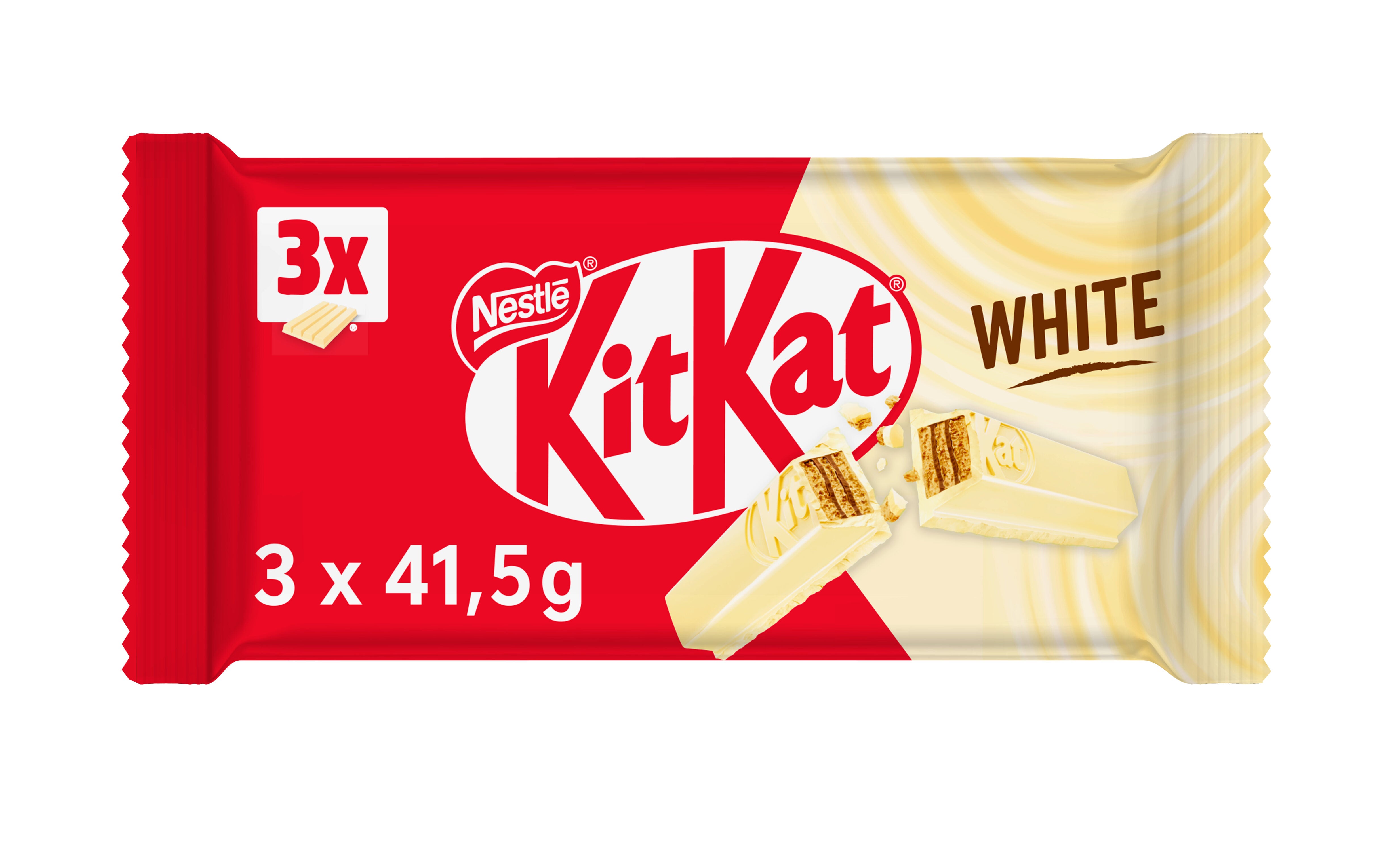 Chocolatina c/galleta choco blanco Kit kat p3 124.5g