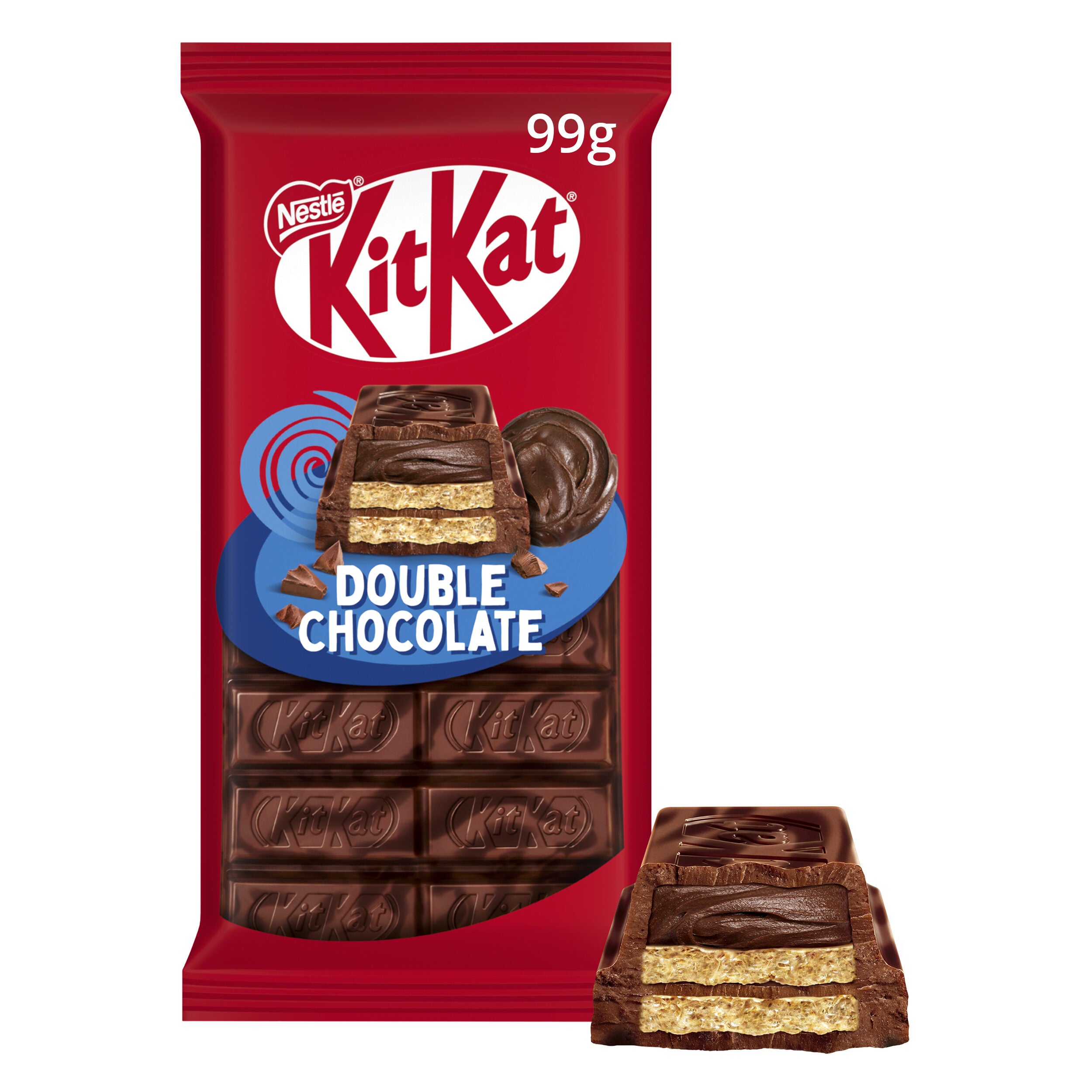 Chocolate c/galleta doble chocolate Kit kat 99g