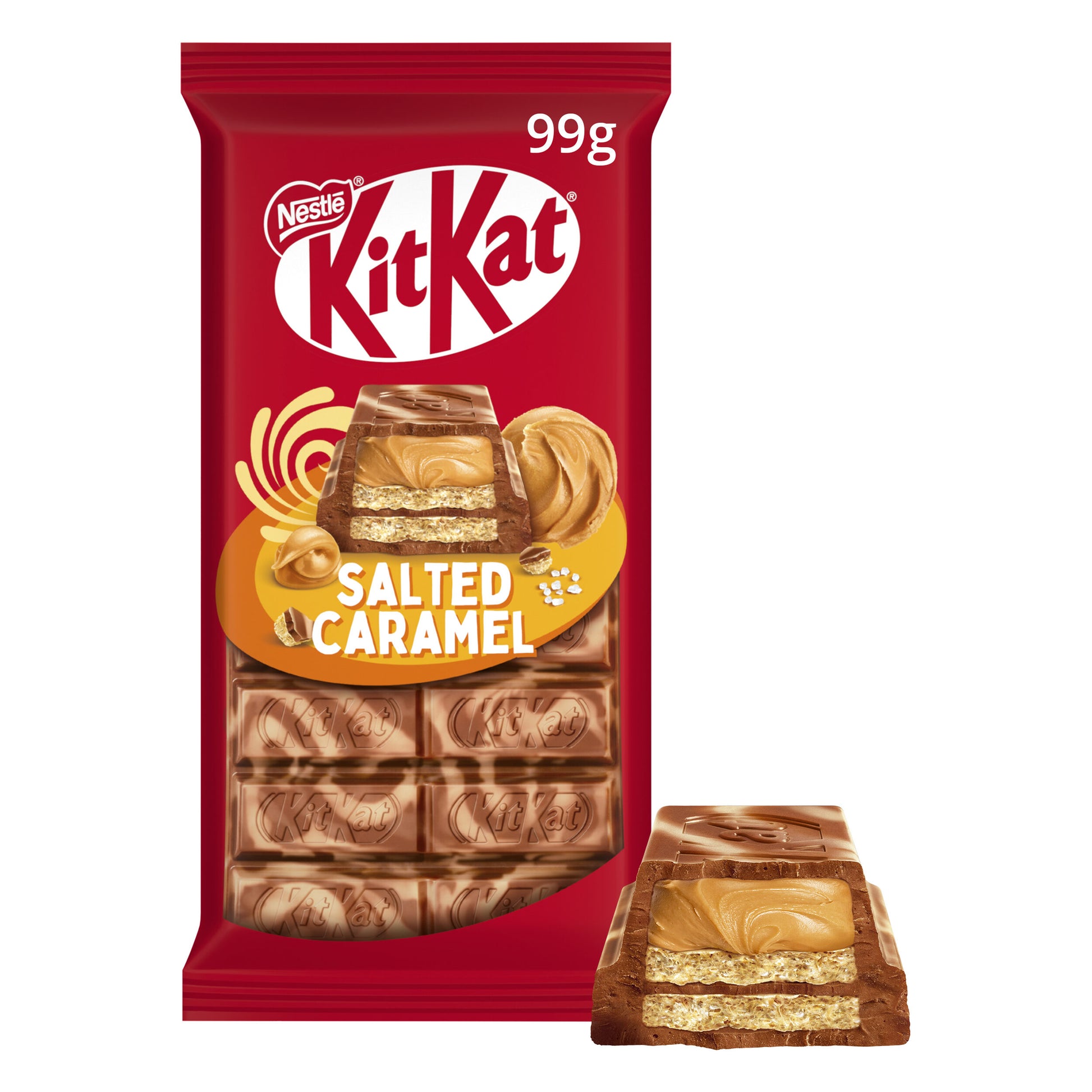 Chocolate c/galleta caramelo salado Kit kat 99g