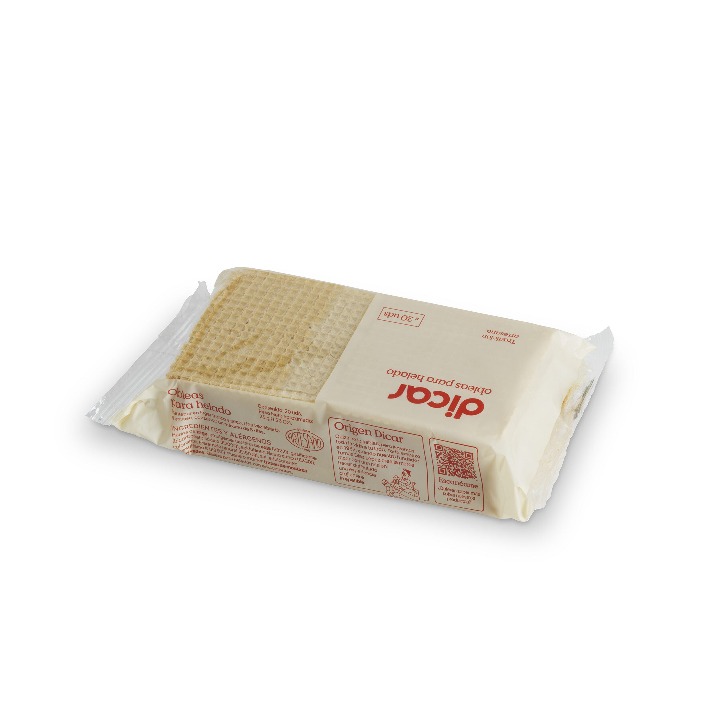 Obleas helado Dicar 35g