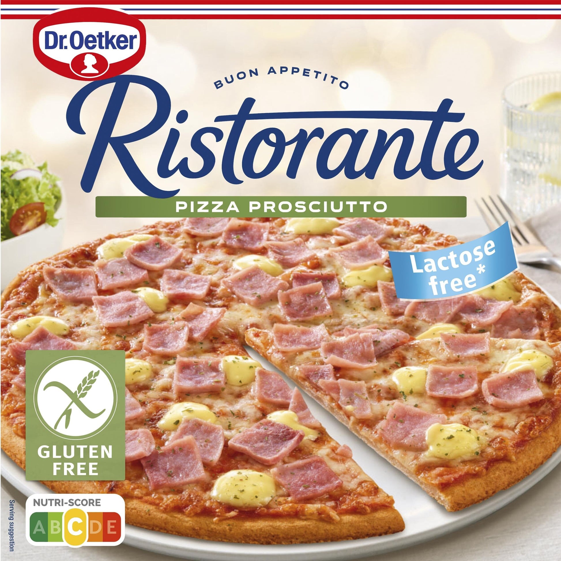 Pizza prosciutto s/gluten Dr oetker 345g
