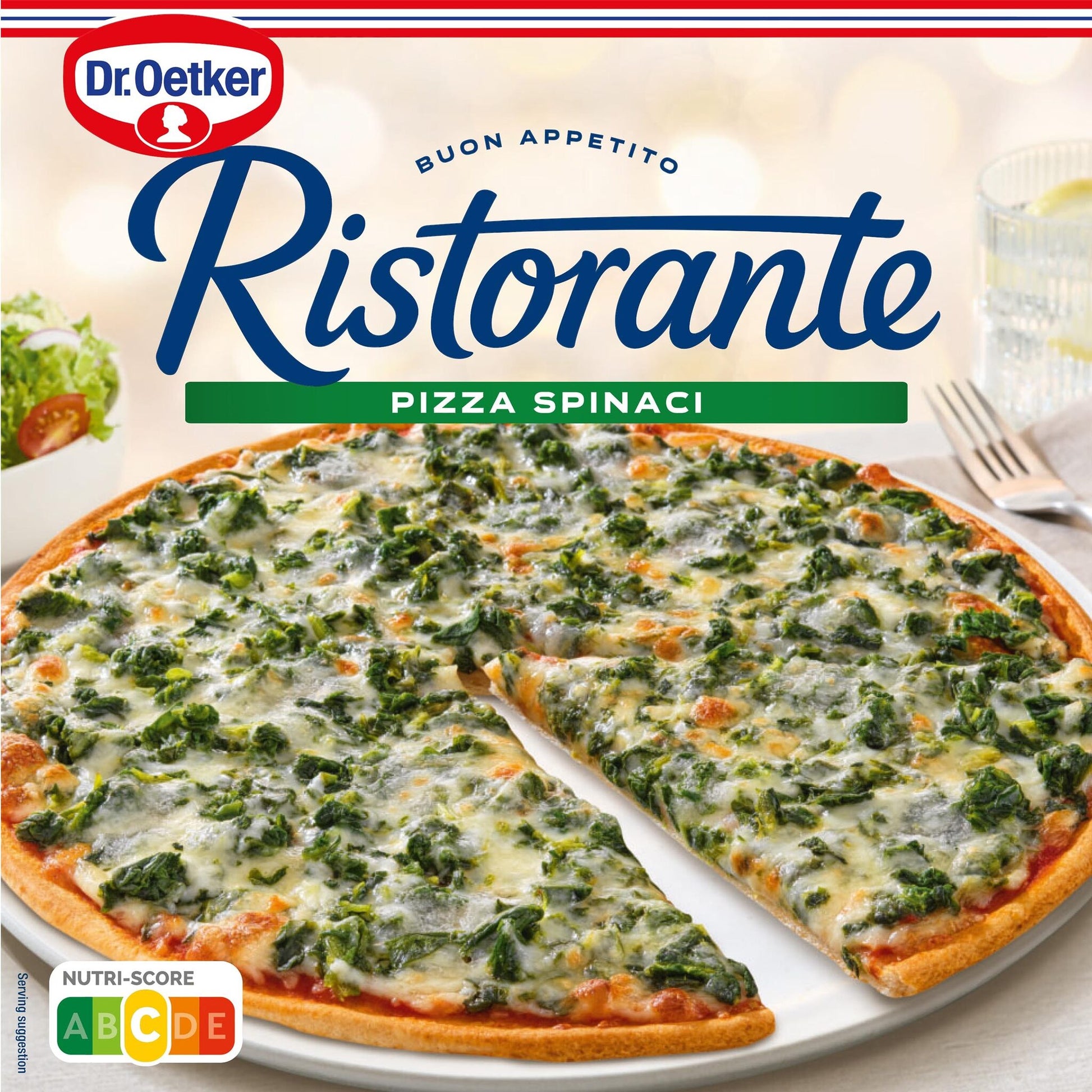 Pizza espinaca ristorante Dr oetker 390g