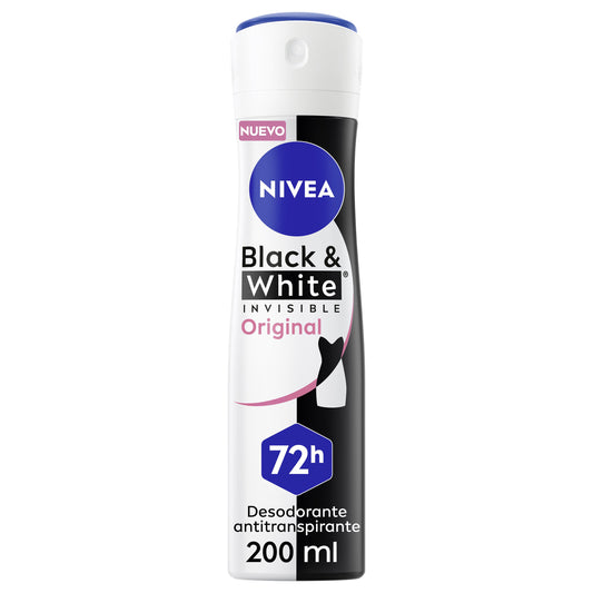 Desodorante spray inv black&white Nivea 200ml La Despensa