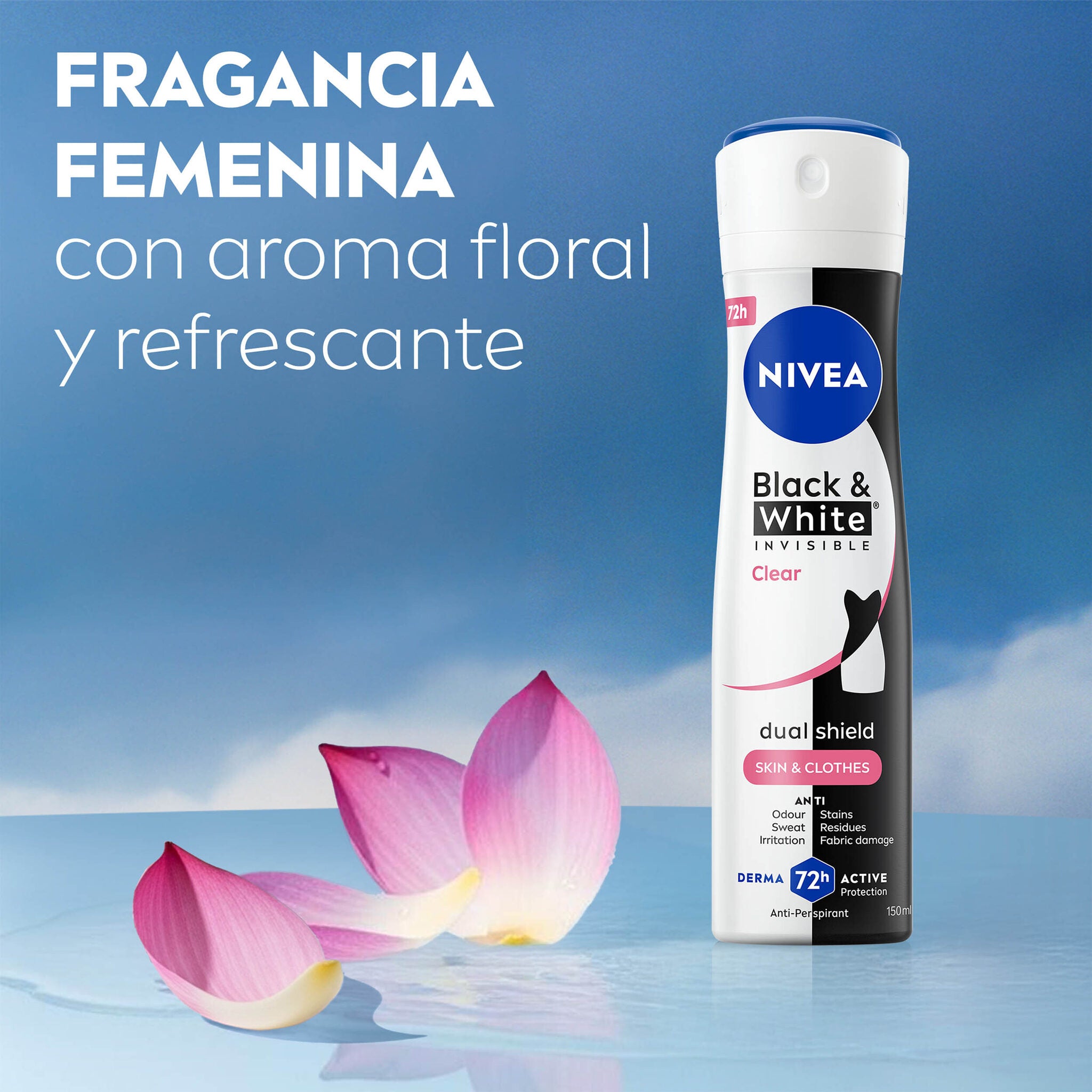 Desodorante spray inv black&white Nivea 200ml