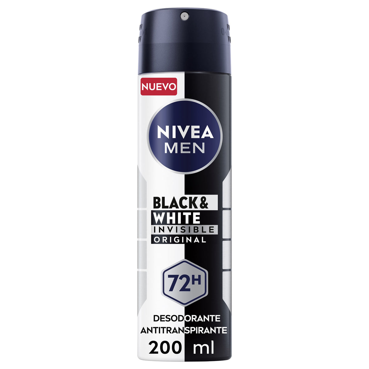 Desodorante spray black&white for men Nivea 200ml