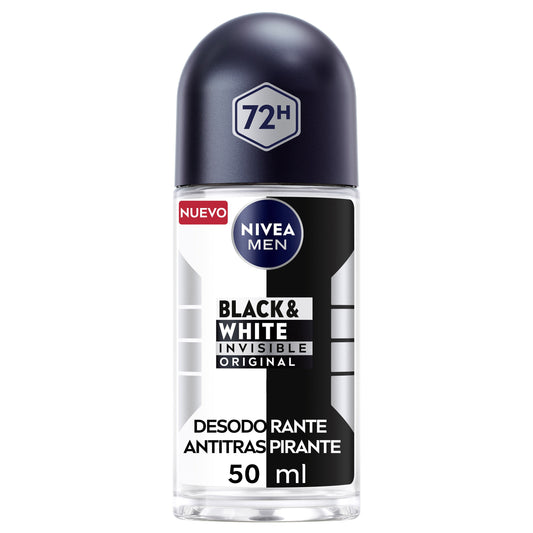 Desodorante rollon black&white men Nivea 50ml La Despensa