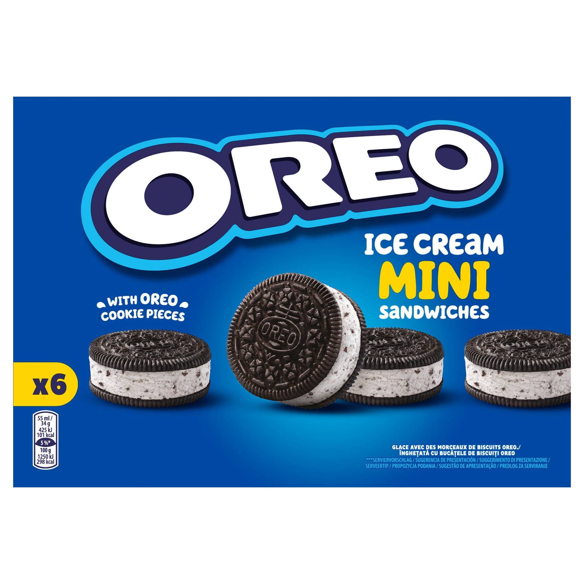 Sandwich mini Oreo p6x55ml