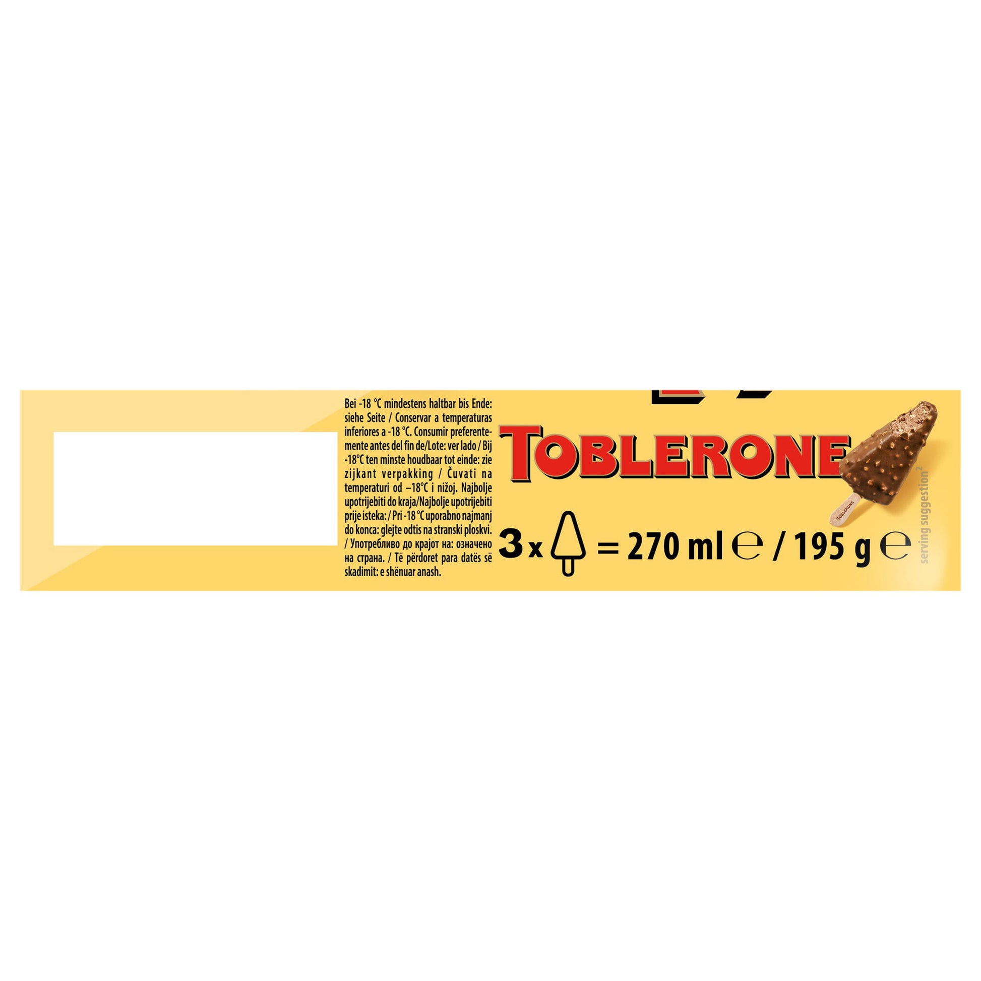 Bombon toblerone p3x90ml