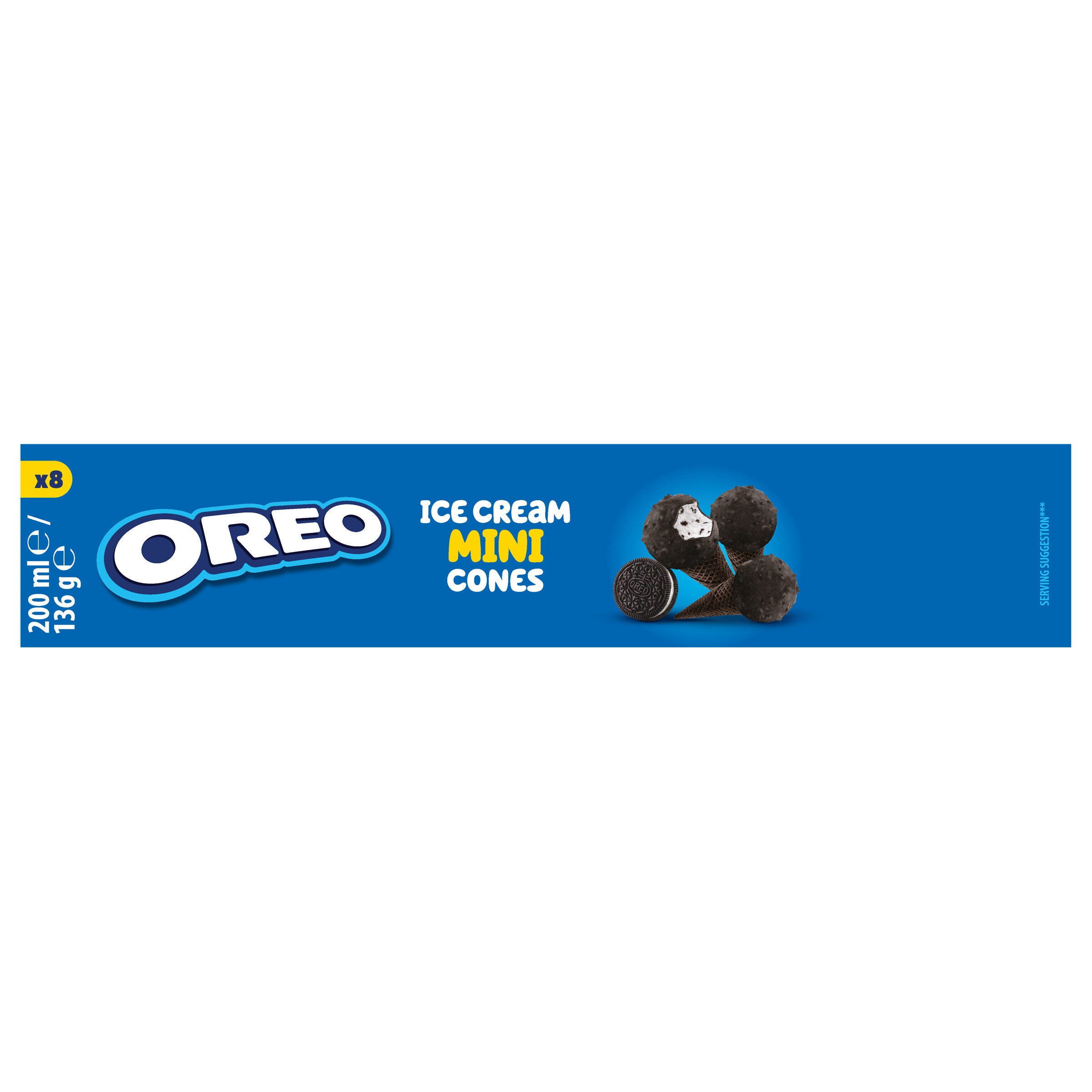 Cono mini Oreo p8x25ml