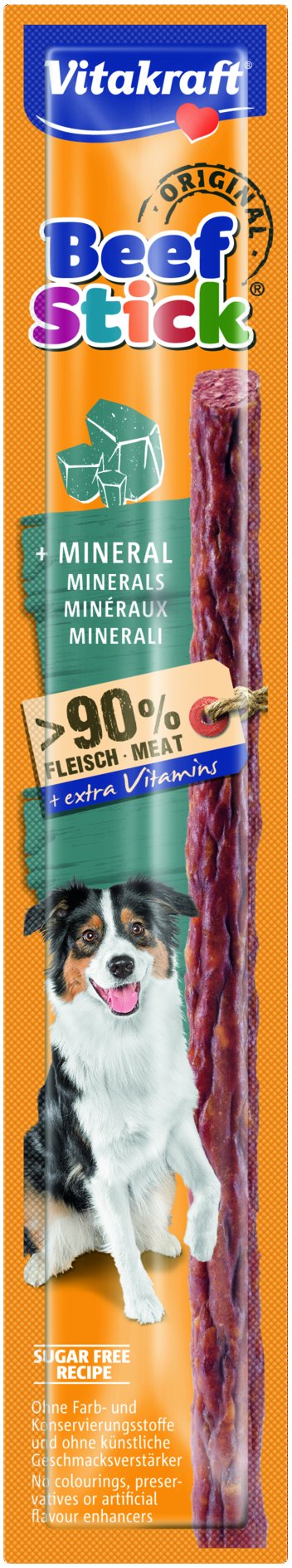 Stick carne c/minerales Vitakraft 12g La Despensa