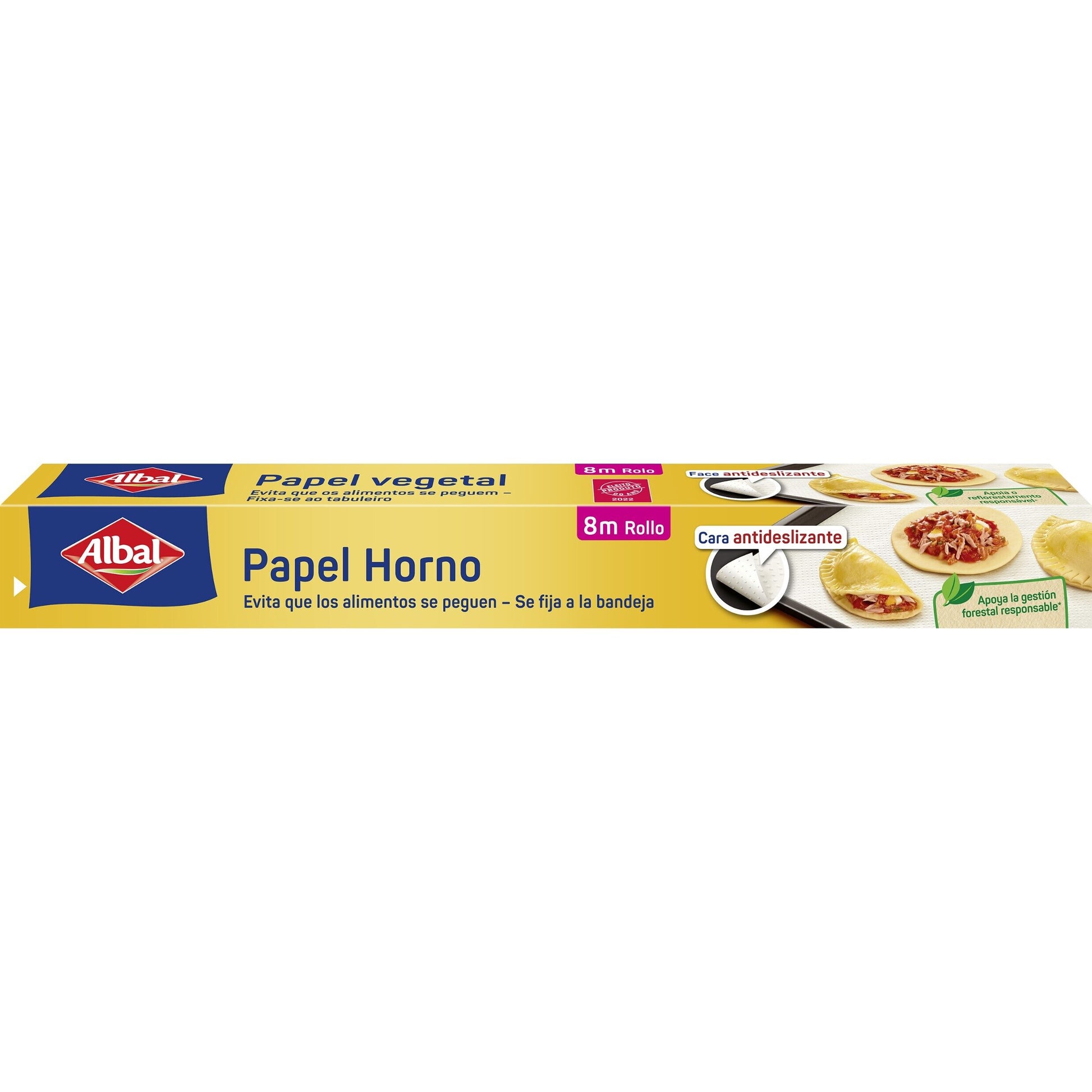 Papel horno 8m Albal 1u