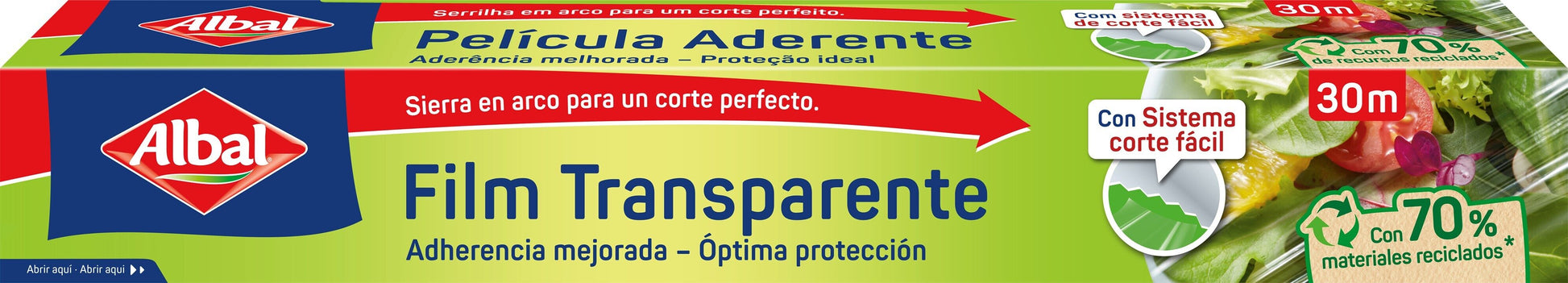 Film transparente aroma Albal 30m