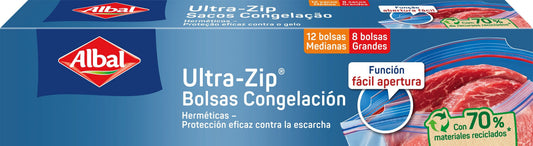 Bolsa congelación ultra-zip 2t Albal 20u La Despensa