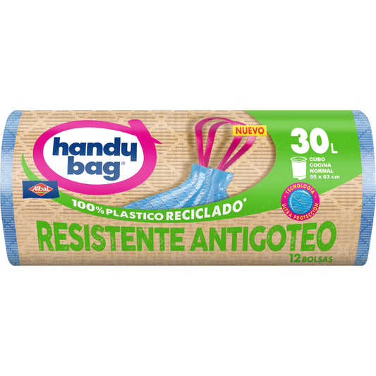 Bolsas basura antigoteo 30l Handy bag 12u La Despensa