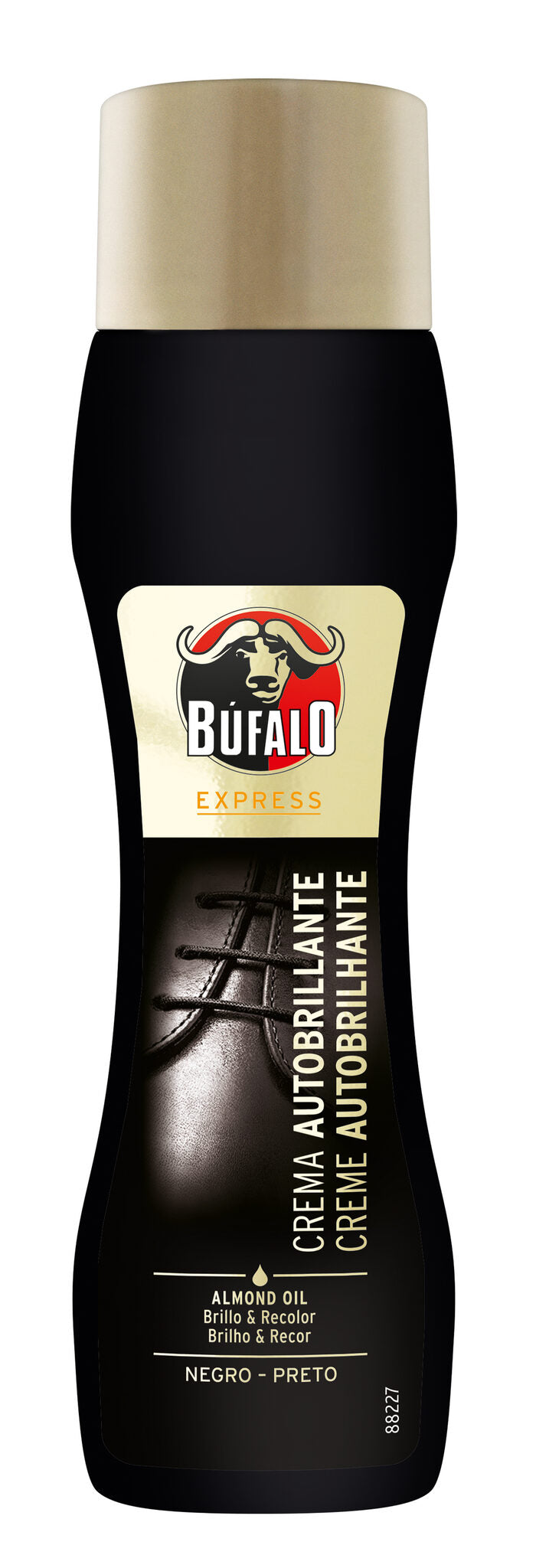 Crema calzad0 negra autobrillante Búfalo 50ml