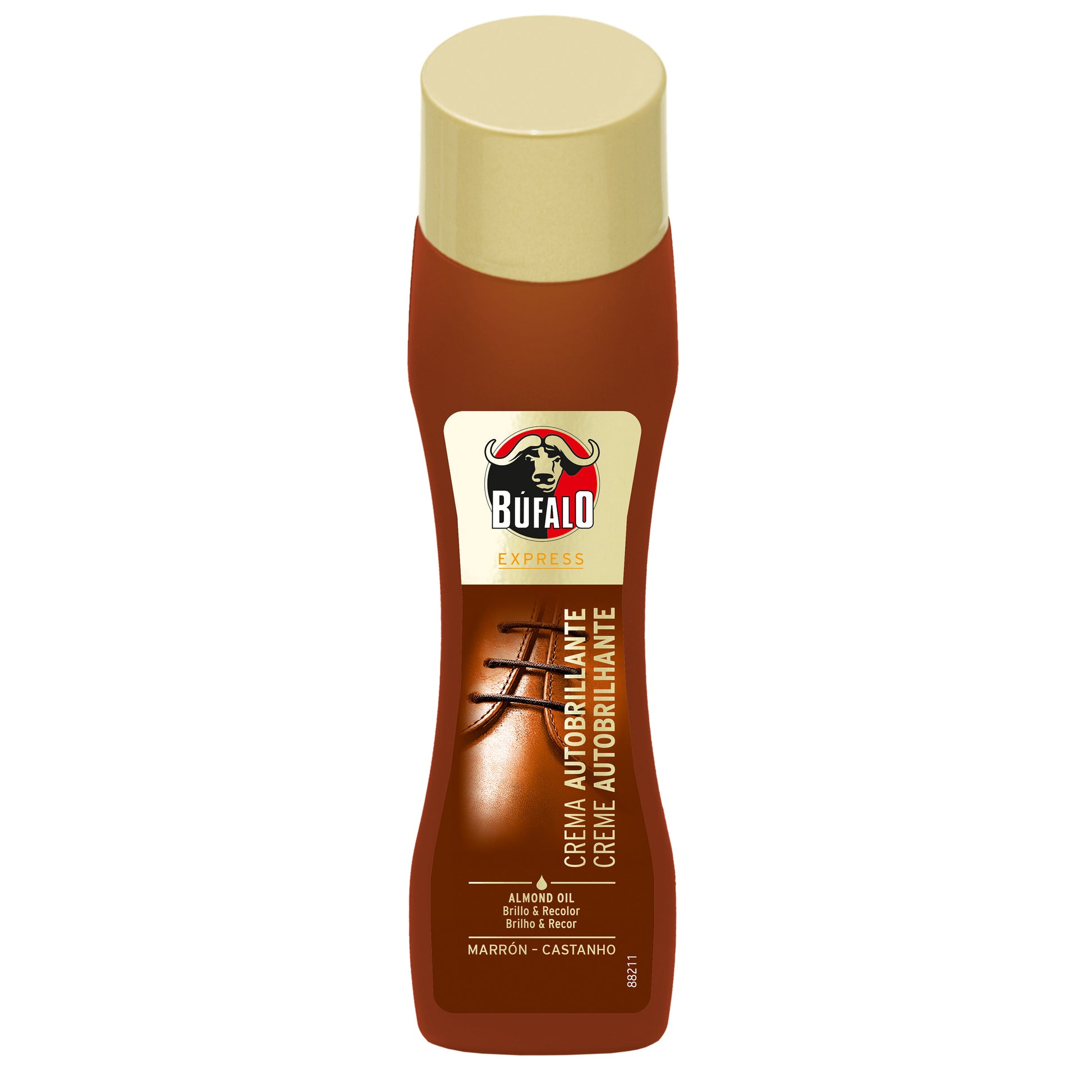 Crema calzad0 marrón autobrillante Búfalo 50ml