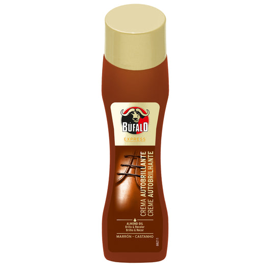 Crema calzad0 marrón autobrillante Búfalo 50ml La Despensa