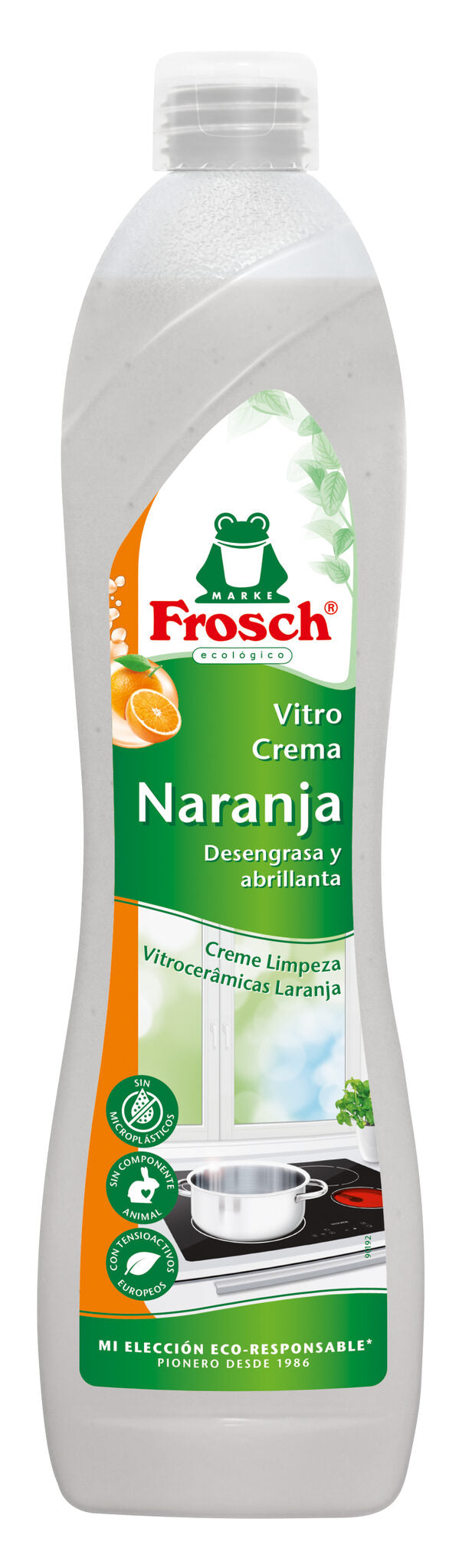Limpiador vitrocerámica naranja Frosch 500ml